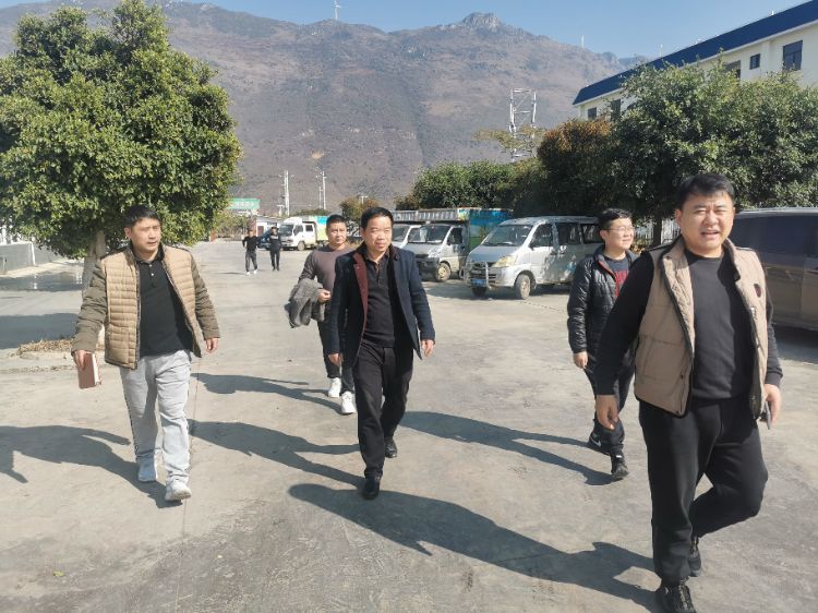 州扶贫公司莅临民之源公司草坝配送厂区调研工作